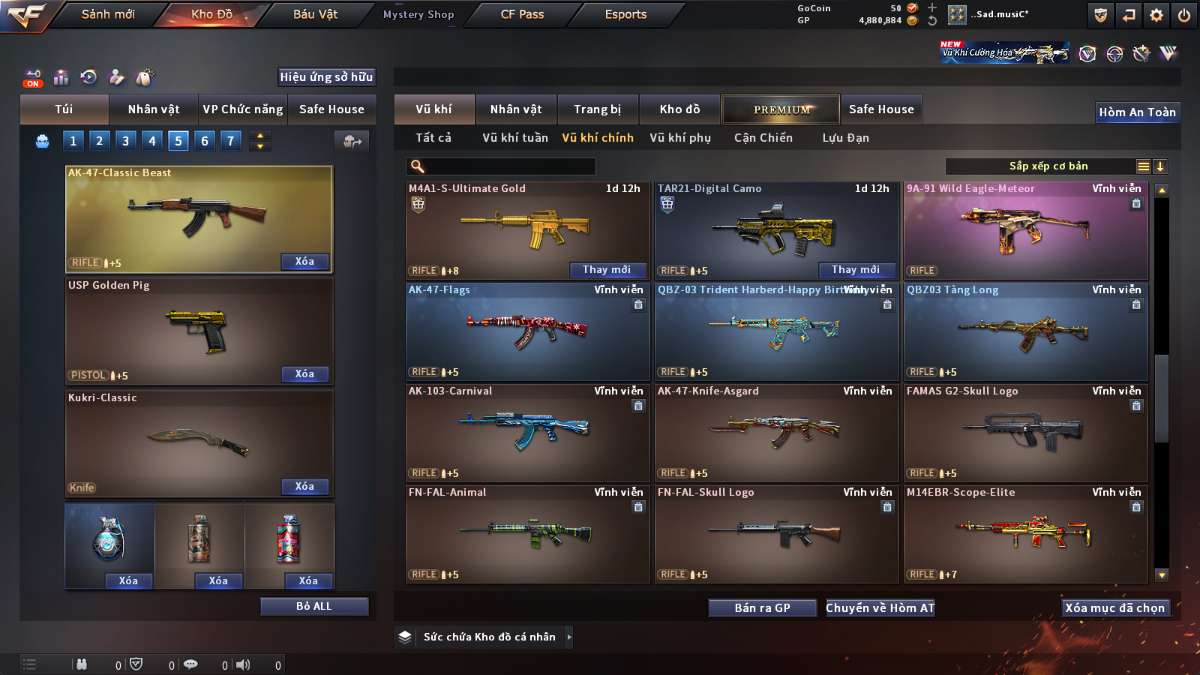 shop acc cf uy tin gia re
